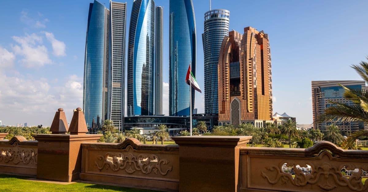 Abu Dhabi, UAE skyline