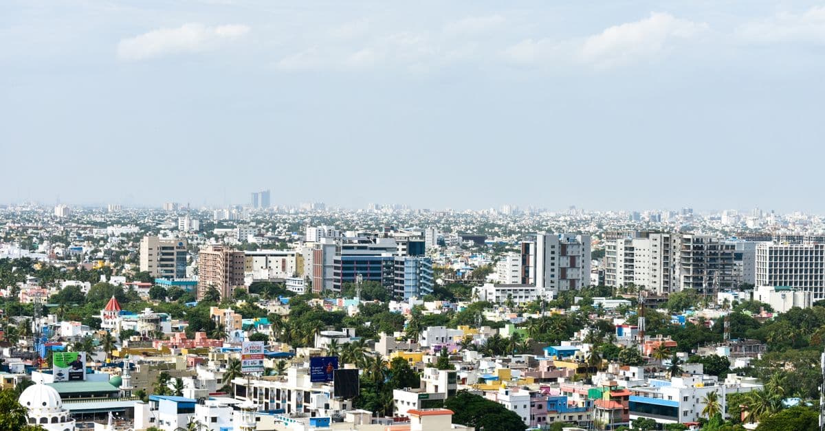 Chennai, India skyline