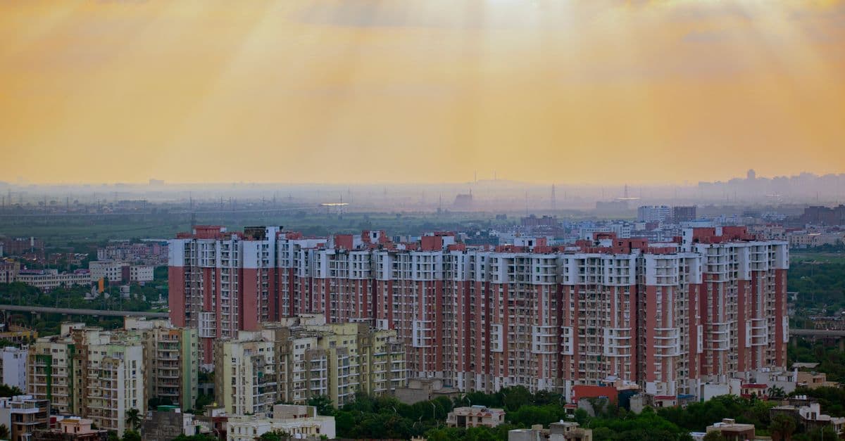 Delhi NCR, India skyline