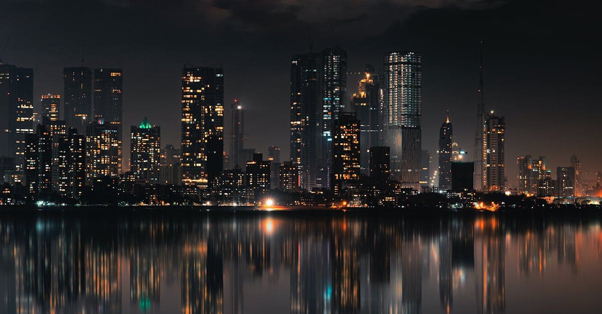 Mumbai, India skyline