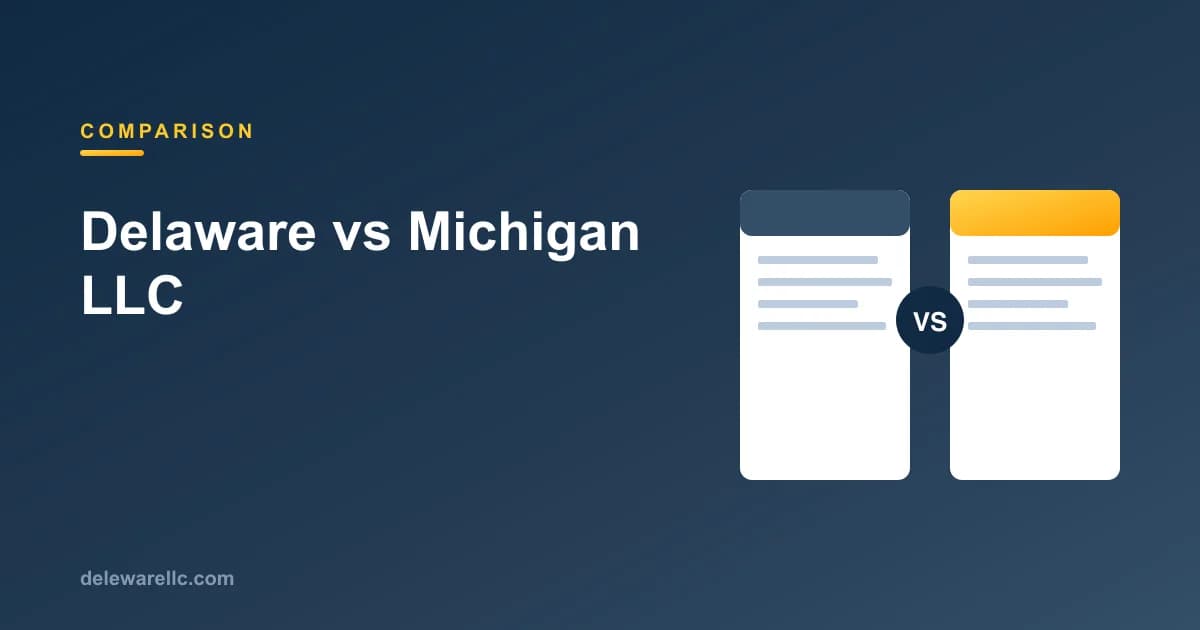 Delaware vs Michigan LLC comparison